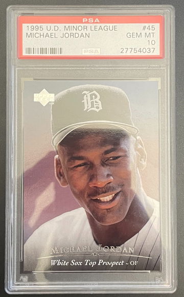 1995 Upper Deck Minor League MICHAEL JORDAN #45 PSA 10 GEM MINT