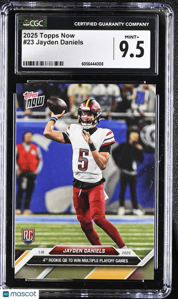 2025 Topps Now Jayden Daniels #23 CGC 9.5