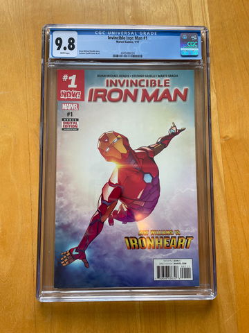 Invincible Iron Man #1 CGC 9.8 White Pages