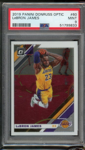2019 Optic Lebron James PSA 9 