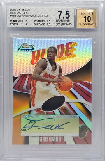 Dwyane Wade Topps Finest Auto Refractors /250