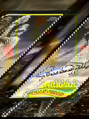 2024 Topps Update ROLLIE FINGERS AUTO #/199 BLACK SP AUTO 89BA2-RF Athletics HOF