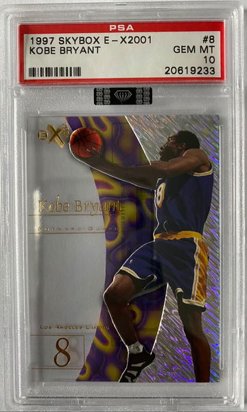 1997 Skybox E-X2001 Kobe Bryant (pop 18)