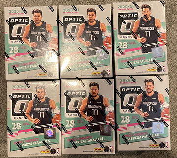 6 Optic Blasters 2020-21 Optic Basketball 6x Blaster Box Fanatics Lot of 6