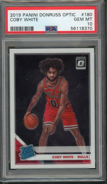 2019 Optic Coby White PSA 10