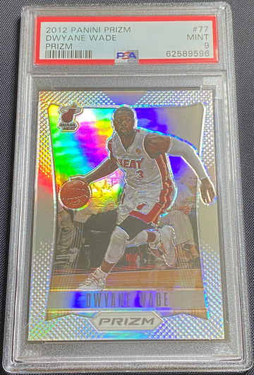 2012 Panini Prizm Silver Prizm #77 Dwyane Wade PSA 9 Mint