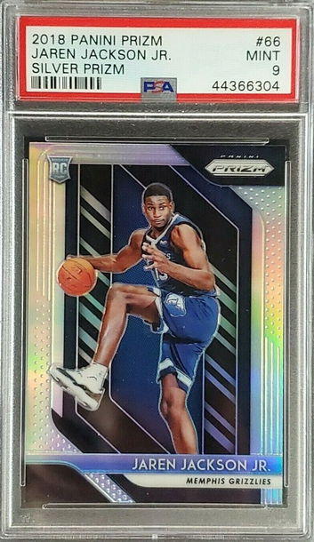 2018 Panini Prizm Jaren Jackson Jr Silver Prizm RC PSA 9 MINT