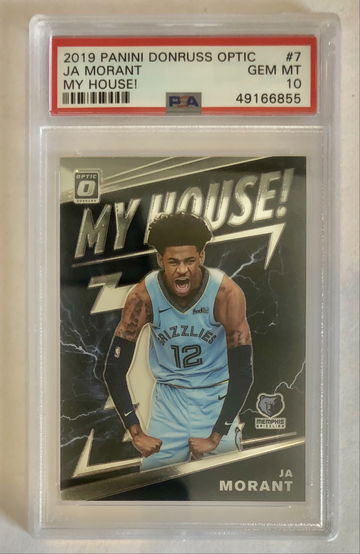 2019 Ja Morant Optic My House #7 PSA 10