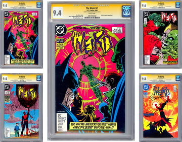 THE WEIRD #1234 CGC-SS 9.4-9.4-9.6-9.8 SIGNED BERNIE WRIGHTSON COVER & ART 1988 [*Minor Slab Stress Cracks*]