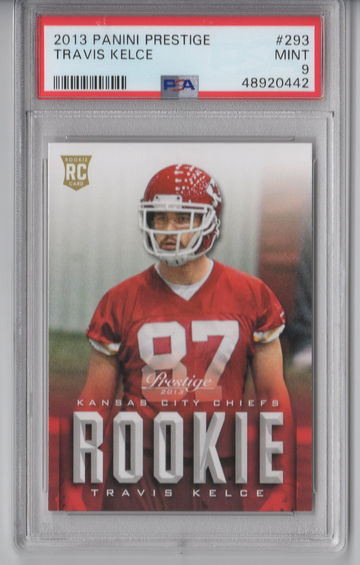 2013 Prestige Travis Kelce PSA 9