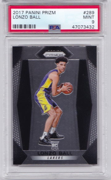 Lonzo Ball 2017 Prizm PSA 9