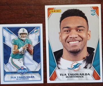 Tua tagovailoa panini sticker collection RC