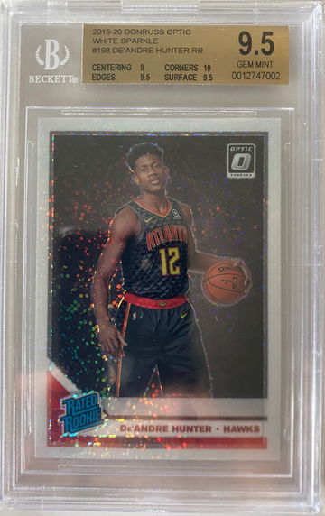 2019 Donruss Optic De’Andre Hunter White Sparkle /20 POP 2!! (None Higher)