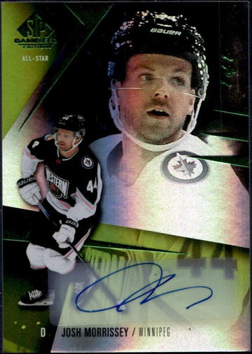 2023 SP Game Used Josh Morrissey #138 Auto