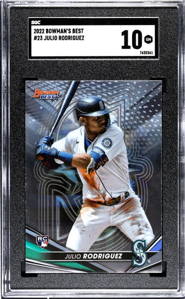 2022 Bowman's Best #23 Julio Rodriguez SGC 10
