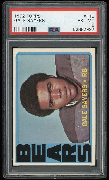 1972 Topps Gale Sayers #110 PSA 6