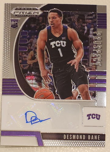 2020-21 Panini Prizm Draft Picks Desmond Bane Rookie Auto Grizzlies