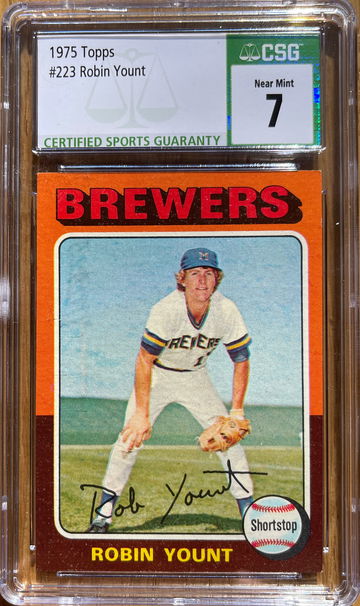 1975 Topps Robin Yount Rookie Card CSG 7