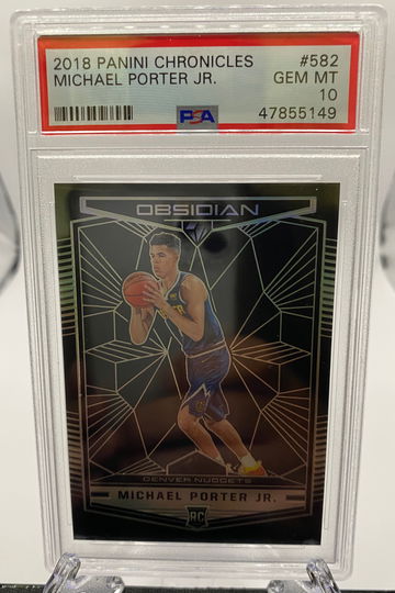 2018 Panini Chronicles Michael Porter Jr #582 ROOKIE PSA 10 GEM MINT