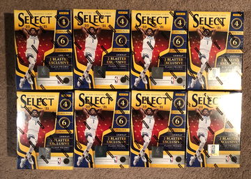 2020-21 Select Basketball Blaster Box Lot of 8