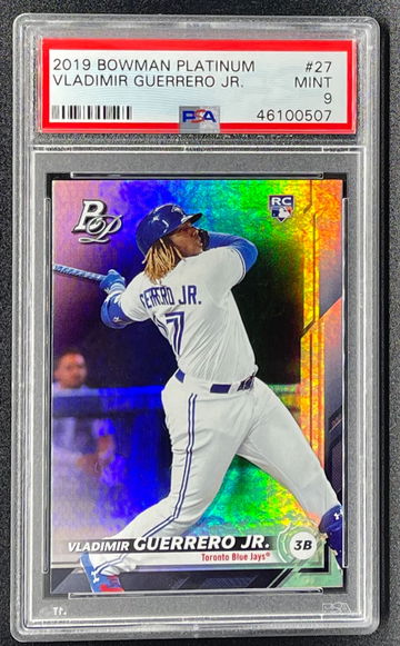 2019 Bowman Platinum Vladimir Guerrero Jr PSA9
