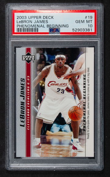 2003 LeBron James Upper Deck  Phenomenal Beginnings  #19  PSA 10