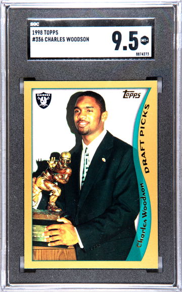 Charles Woodson 1998 Topps #356 RC SGC 9.5 