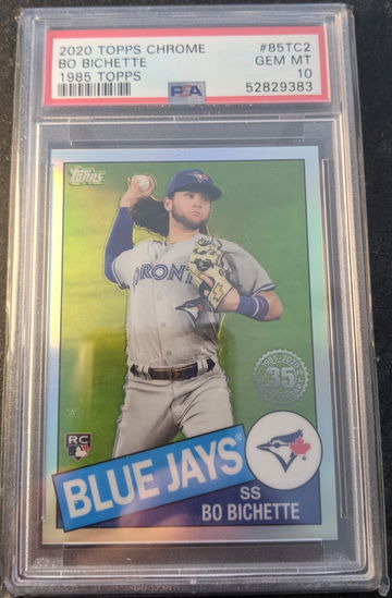 2020 Topps Chrome Bo Bichette PSA 10