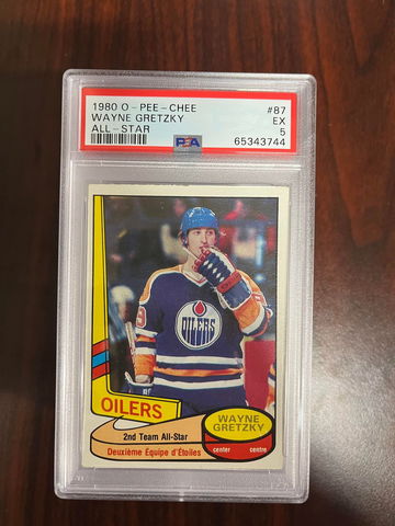1980 O-Pee-Chee Wayne Gretzky All-Star PSA 5