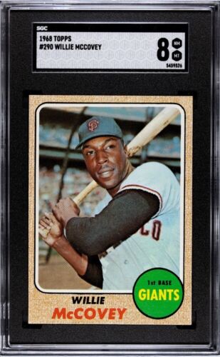1968 Topps #290 Willie McCovey SGC 8 NM-MT Giants HOF