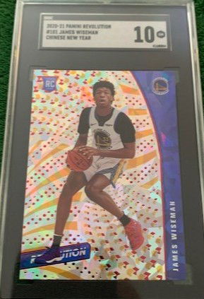 2020-21 Panini Revolution Chinese New Year James Wiseman RC SGC 10 Gem Mint