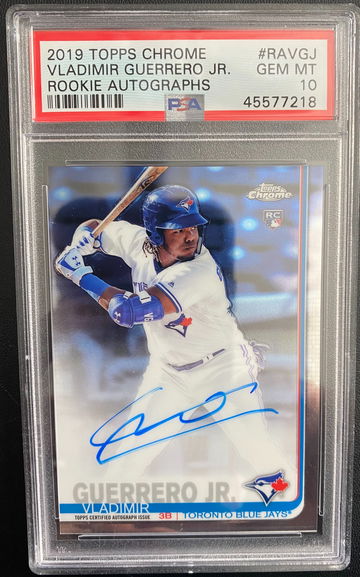 2019 Topps Chrome Auto Vladimir Guerrero