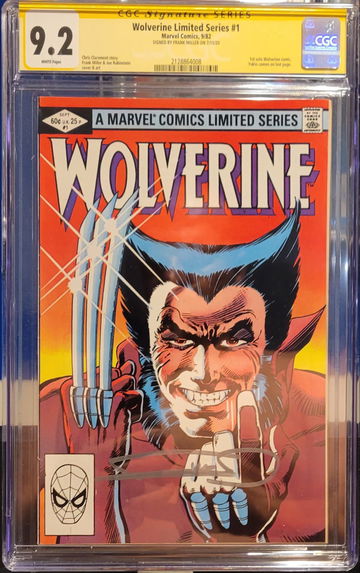 Wolverine #1 CGC 9.2 SS Frank Miller