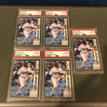 Lot of (5) Gavin Lux Topps Rookie PSA 10 Investor Lot NEP
