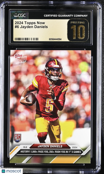 2024 Topps Now Jayden Daniels #6 CGC 10