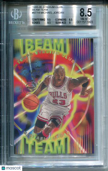 1995 Stadium Club Beam Team Michael Jordan #BT14 BGS 8.5