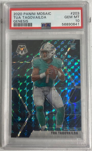 2020 Mosaic Tua Tagovailoa Genesis PSA 10