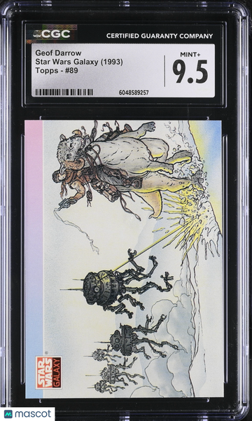 1993 Topps Star Wars Galaxy Geof Darrow #89 CGC 9.5