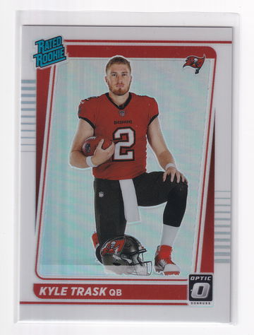 2021 Panini Optic Donruss Kyle Trask Variation Prizm Rated Rookie Card #209 RC 