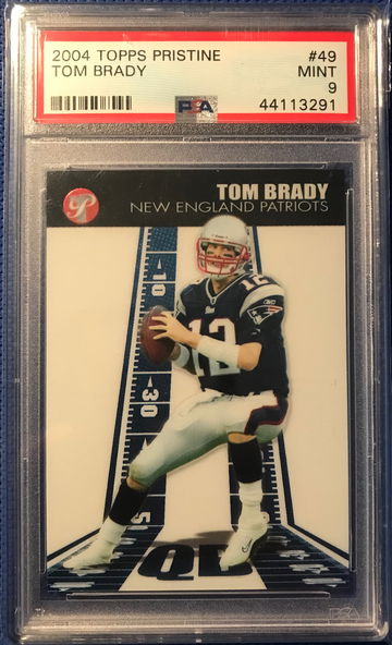 2004 Topps Pristine TOM BRADY #49 PSA 9 *POP OF ONLY 18!!