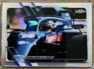 2021 Topps Chrome Fernando Alonso Variation