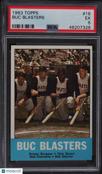1963 Topps Baseball Buc Blasters #18 PSA 5