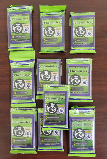 2019 Soccer Chronicles cello pack sealed - lot of 10