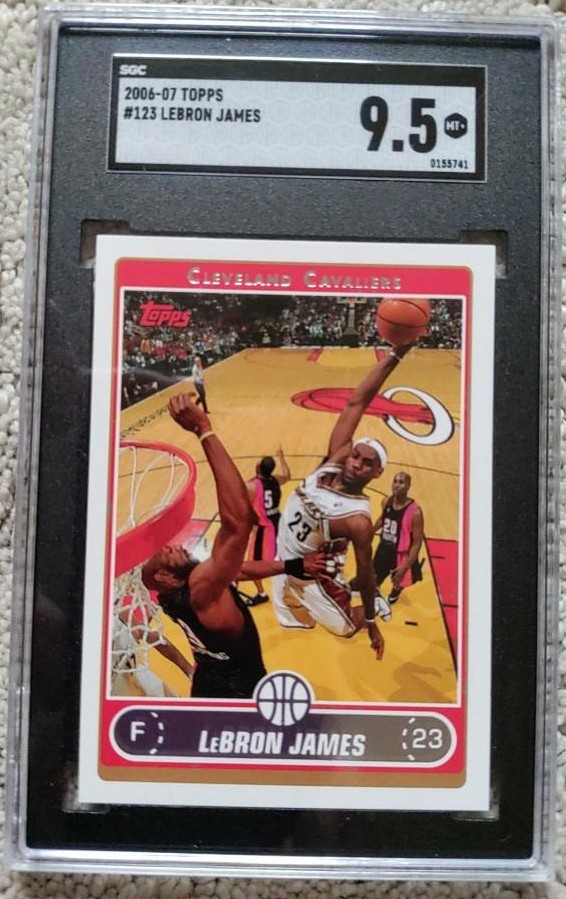 2006-07 Topps LeBron James SGC 9.5 