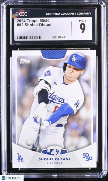2024 Topps 50/50 Shohei Ohtani #82 CGC 9