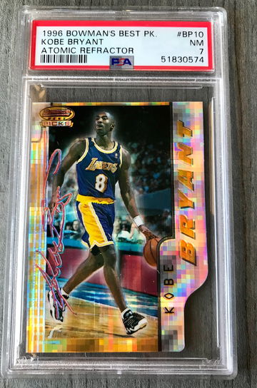 1996 bowman best atomic refractor Kobe Bryant rookie 
