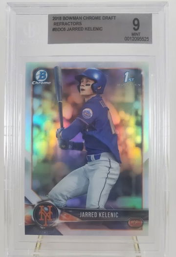 2018 Bowman Chrome Draft Jarred Kelenic Refractor BGS 9