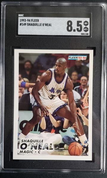 1993-94 Fleer #149 Shaquille O'Neal SGC 8.5