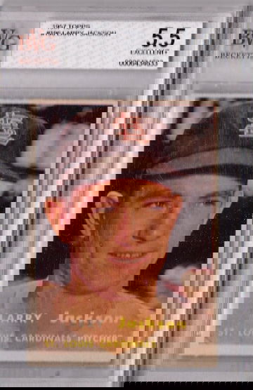 1957 Topps Larry Jackson #196 BVG Beckett 5.5 P1248