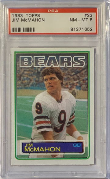 1983 Topps Jim McMahon